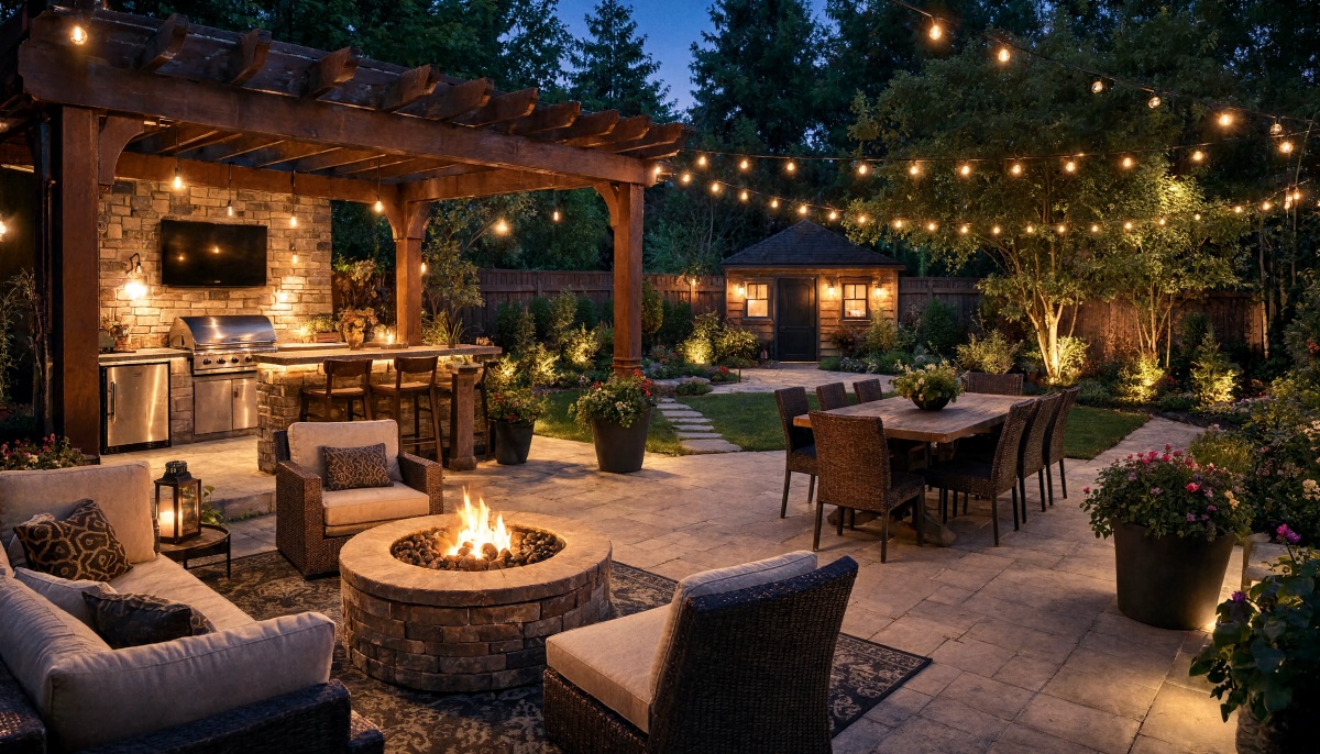 Backyard Patio Ideas Washington home exterior patio with pergola